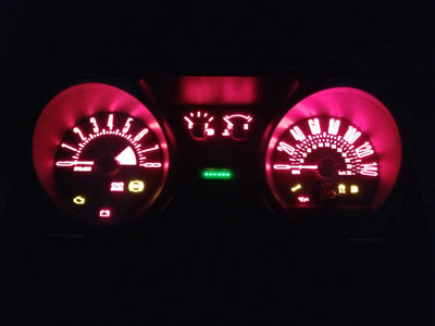 2005-2009 Ford Mustang Gauge Cluster Repair Service mws_apo_generated Automotive Circuit Solutions Gauge Repair Red LEDs #MWS Options 3695177073 